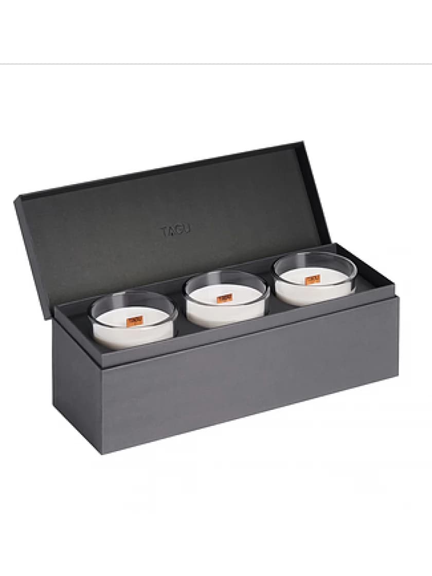 Потріскуюча свічка Tagu Candleplace потрійна