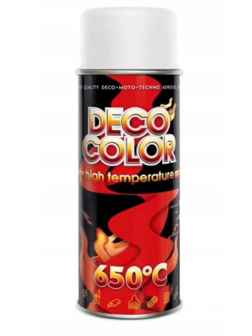 Термостійка фарба "Deco Color" +650°C 400 мл антрацит